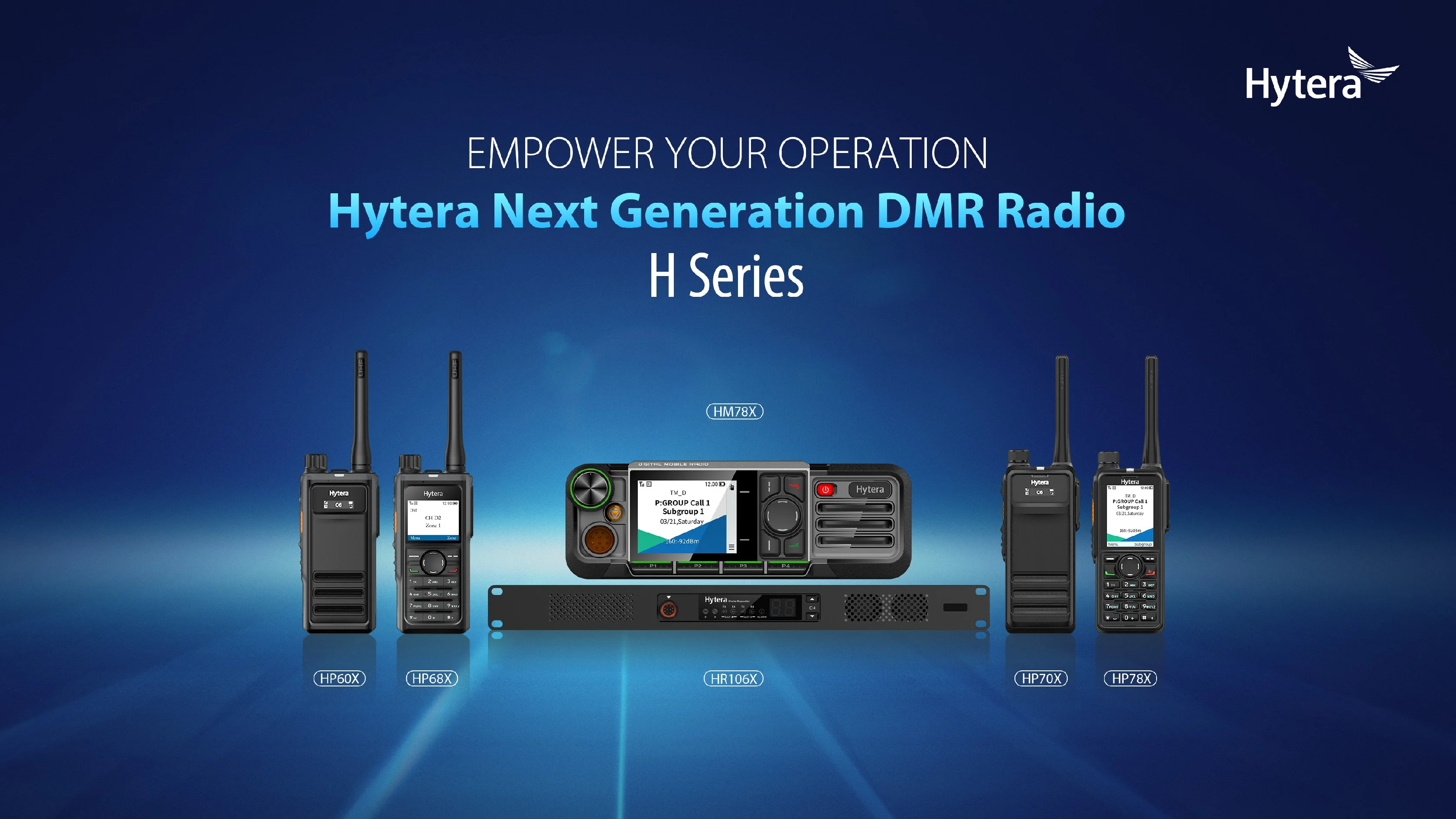 Hytera HM788 detail view